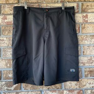 Salt Life Men’s Shorts SLXQD Vapor Stretch Size 34 Black 7 Pockets! Great!